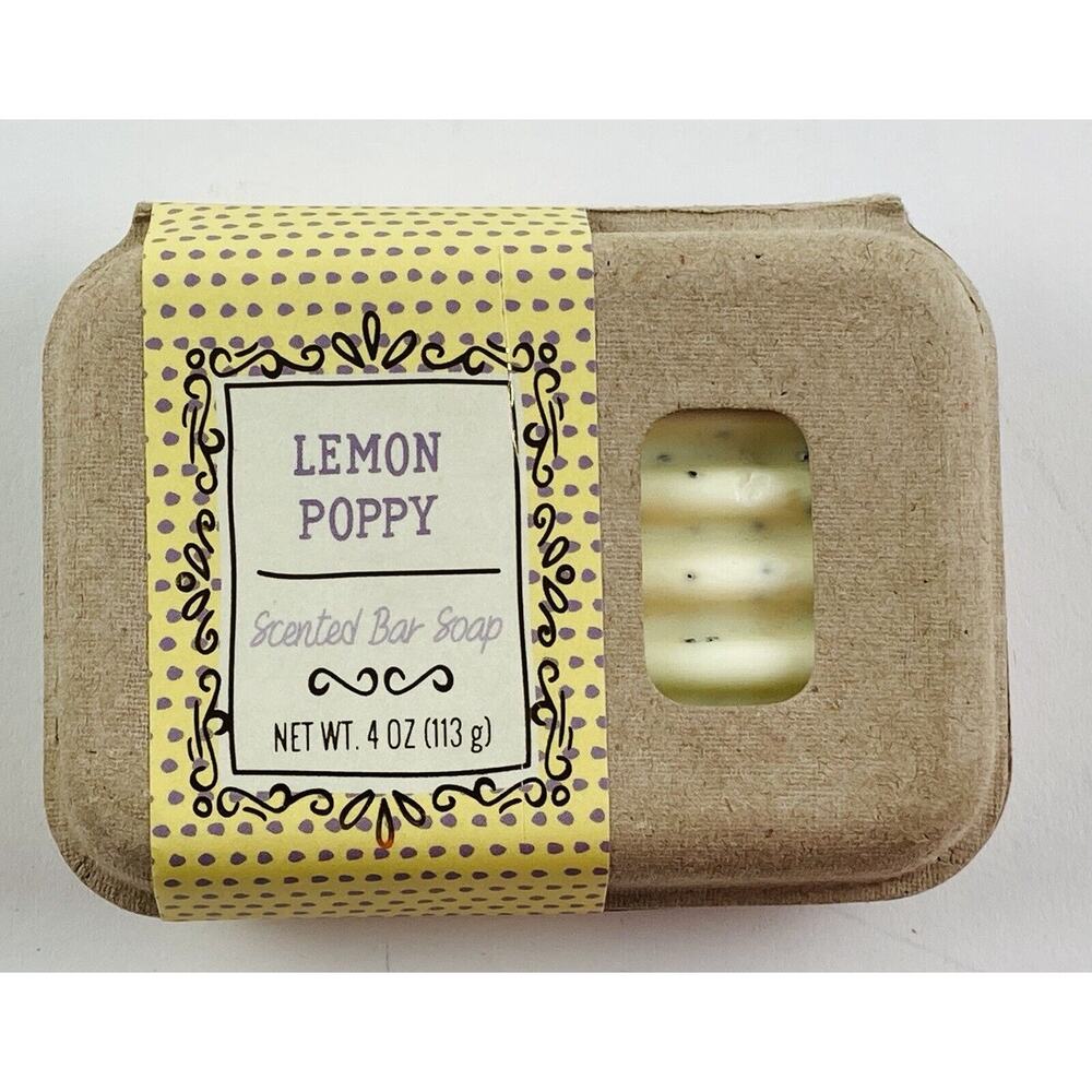 CST Fall River Bath Bar Soap Lemon Poppy 4 oz Cruelty Free USA Silky Lather Exfo